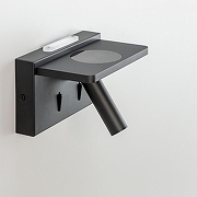 Бра с полкой Citilux Декарт CL704371 цвет плафона/подвески Черный, цвет арматуры Черный-1