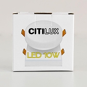 Встраиваемый светильник Citilux Вега CLD5310W цвет плафона/подвески Белый, цвет арматуры Белый-9