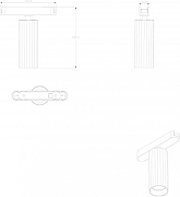 Светильник на штанге Denkirs A1R SPOT DK5311-BK цвет плафона/подвески Черный, цвет арматуры Черный-6