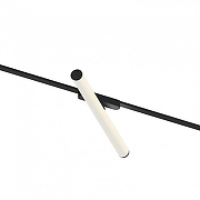 Накладной светильник Denkirs A1R RAY DK5325-BK цвет плафона/подвески Белый, цвет арматуры Черный