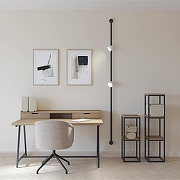 Накладной светильник Denkirs BELTY SPOT DK5543-WH+BK цвет плафона/подвески Белый, цвет арматуры Черный-5