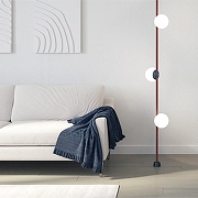 Накладной светильник Denkirs BELTY ORB DK5550-BK цвет плафона/подвески Белый, цвет арматуры Черный-2