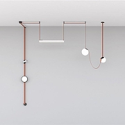 Накладной светильник Denkirs BELTY ORB DK5550-BK цвет плафона/подвески Белый, цвет арматуры Черный-5
