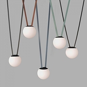 Накладной светильник Denkirs BELTY ORB DK5550-BK цвет плафона/подвески Белый, цвет арматуры Черный-8
