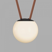 Накладной светильник Denkirs BELTY ORB DK5551-BK цвет плафона/подвески Белый, цвет арматуры Черный-1