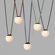 Накладной светильник Denkirs BELTY ORB DK5551-BK цвет плафона/подвески Белый, цвет арматуры Черный-7