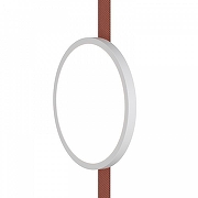 Накладной светильник Denkirs BELTY FLOW DK5566-WH+BK цвет плафона/подвески Белый, цвет арматуры Черный