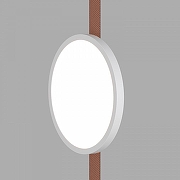 Накладной светильник Denkirs BELTY FLOW DK5566-WH+BK цвет плафона/подвески Белый, цвет арматуры Черный-1