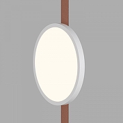 Накладной светильник Denkirs BELTY FLOW DK5567-WH+BK цвет плафона/подвески Белый, цвет арматуры Черный-1