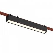 Накладной светильник Denkirs BELTY LINEAR DK5574-BK цвет плафона/подвески Черный, цвет арматуры Черный