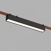 Накладной светильник Denkirs BELTY LINEAR DK5574-BK цвет плафона/подвески Черный, цвет арматуры Черный-1