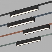 Накладной светильник Denkirs BELTY LINEAR DK5574-BK цвет плафона/подвески Черный, цвет арматуры Черный-2