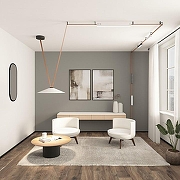 Накладной светильник Denkirs BELTY LINEAR DK5574-WH цвет плафона/подвески Белый, цвет арматуры Белый-3