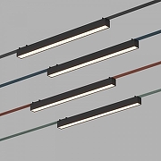 Накладной светильник Denkirs BELTY LINEAR DK5577-BK цвет плафона/подвески Черный, цвет арматуры Черный-2