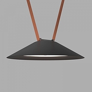 Накладной светильник Denkirs Belty Flow DK5664-BK цвет плафона/подвески Черный, цвет арматуры Черный-1