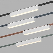 Накладной светильник Denkirs Belty Linear DK5674-WH цвет плафона/подвески Белый, цвет арматуры Черный-2