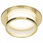 Встраиваемый светильник Эра DK99 GD цвет плафона/подвески Прозрачный, цвет арматуры Золото