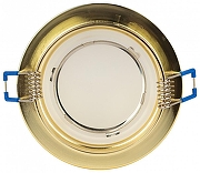 Встраиваемый светильник Эра DK99 GD цвет плафона/подвески Прозрачный, цвет арматуры Золото-4