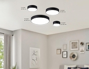 Накладной светильник Ambrella Light FV FV5514 цвет плафона/подвески Черный, цвет арматуры Черный-6