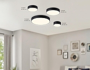 Накладной светильник Ambrella Light FV FV5517 цвет плафона/подвески Черный, цвет арматуры Черный-7