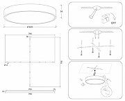 Накладной светильник Ambrella Light FV FV5541 цвет плафона/подвески Черный, цвет арматуры Черный-8