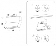 Светильник на штанге Ambrella Light GL GL6814 цвет плафона/подвески Черный, цвет арматуры Черный-8