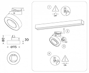 Светильник на штанге Ambrella Light GL GL6868 цвет плафона/подвески Черный, цвет арматуры Черный-5