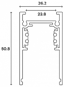 Трек накладной Hesby Lighting ElDeko HSBL_0052_1 цвет арматуры Черный-7