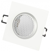 Встраиваемый светильник Эра KL110 WH/SL цвет Белый, Серебро-5