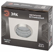 Встраиваемый светильник Эра KL110 WH/SL цвет Белый, Серебро-6