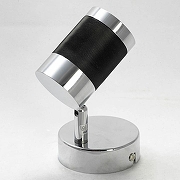 Спот Lussole Juneau LSP-9564 цвет плафона/подвески Коричневый, Хром, цвет арматуры Хром-3