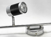 Спот Lussole Juneau LSP-9565 цвет плафона/подвески Коричневый, Хром, цвет арматуры Хром-1