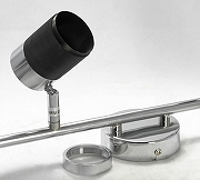 Спот Lussole Juneau LSP-9565 цвет плафона/подвески Коричневый, Хром, цвет арматуры Хром-2