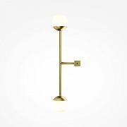 Бра Maytoni Touch MOD285WL-L10BS3K цвет плафона/подвески Белый, цвет арматуры Латунь-2