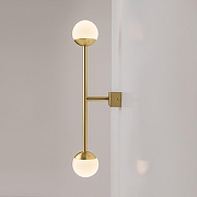 Бра Maytoni Touch MOD285WL-L10BS3K цвет плафона/подвески Белый, цвет арматуры Латунь-3