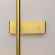 Бра Maytoni Touch MOD285WL-L10BS3K цвет плафона/подвески Белый, цвет арматуры Латунь-10