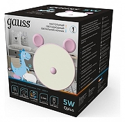 Настольная лампа-ночник Gauss Qplus NN7024 цвет Белый, Розовый-3