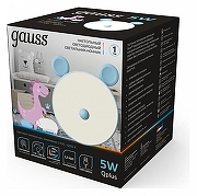 Настольная лампа-ночник Gauss Qplus NN7026 цвет Белый, Голубой-3