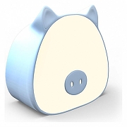 Настольная лампа-ночник Gauss Qplus NN7036 цвет Белый, Голубой