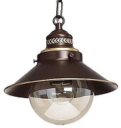 Подвесной светильник Omnilux Fontelo OML-50406-01 цвет плафона/подвески Коричневый, цвет арматуры Коричневый