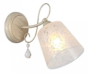 Бра Omnilux Orune OML-53001-01 цвет плафона/подвески Белый, Прозрачный, цвет арматуры Белый, Золото