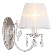 Бра Omnilux Bantine OML-53201-01 цвет плафона/подвески Белый, Прозрачный, цвет арматуры Белый