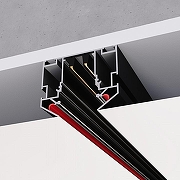 Трек встраиваемый ST-Luce SKYLINE 220 ST046.439.02 цвет арматуры Черный-1