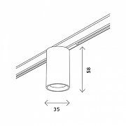 Светильник на штанге ST-Luce Super5 ST671.346.05 цвет плафона/подвески Латунь, цвет арматуры Черный-6
