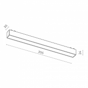 Накладной светильник ST-Luce Skyflat ST674.546.15 цвет плафона/подвески Белый, цвет арматуры Белый-1