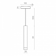 Подвесной светильник ST-Luce Skyflat ST680.533.07 цвет плафона/подвески Белый, цвет арматуры Белый-1