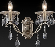 Бра TopLight Zoe TL7220B-02AB цвет плафона/подвески Прозрачный, цвет арматуры Бронза-2