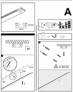 Трек накладной Denkirs AIR BASE TR5201-BK цвет арматуры Черный-3