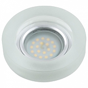 Встраиваемый светильник Fametto DLS-L110 UL-00000361 цвет плафона/подвески Прозрачный, цвет арматуры Хром