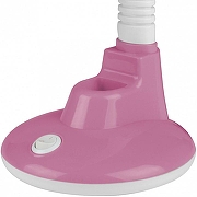 Настольная лампа Uniel Школьная серия UL-00001809 цвет плафона/подвески Розовый, цвет арматуры Белый, Розовый-2